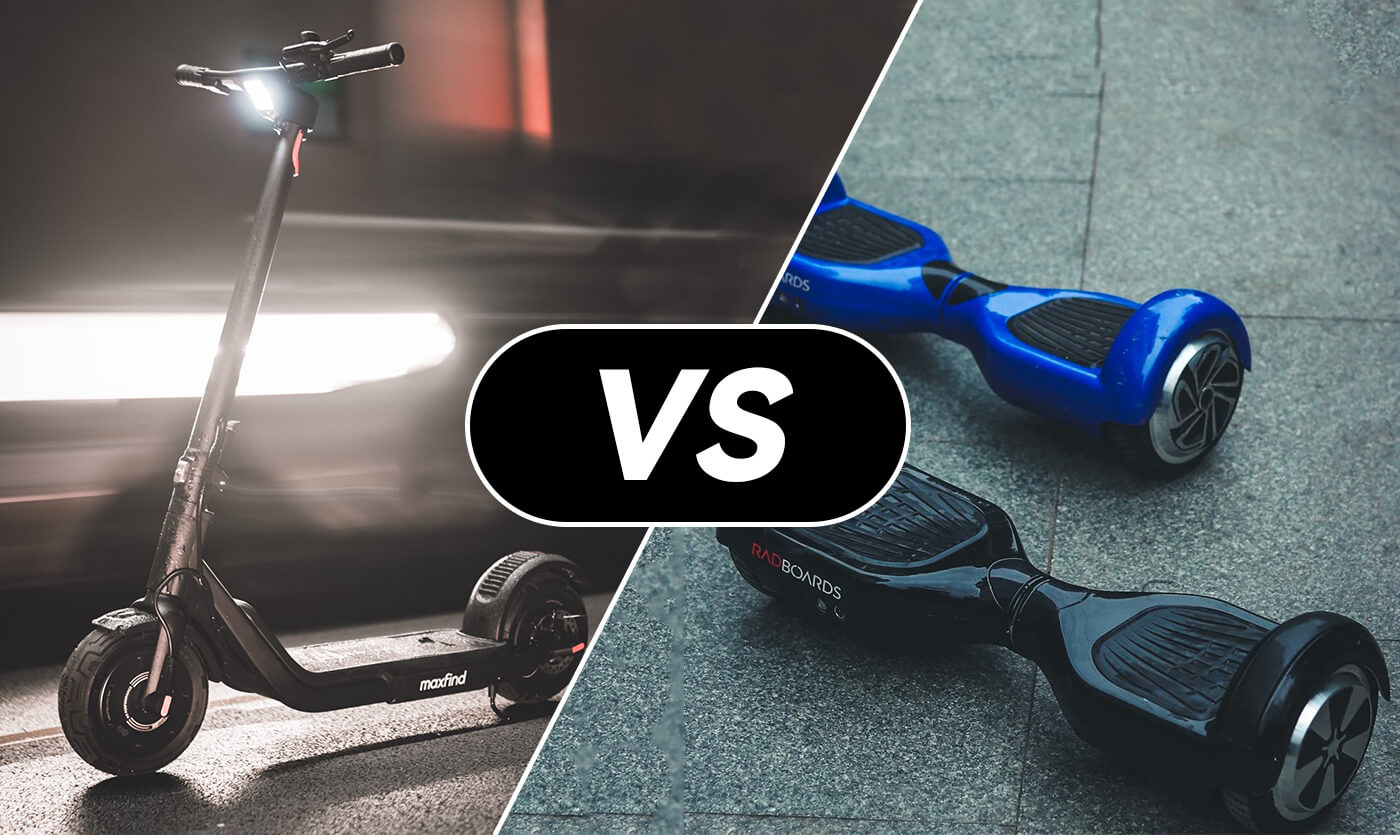 Electric Scooter vs Hoverboard