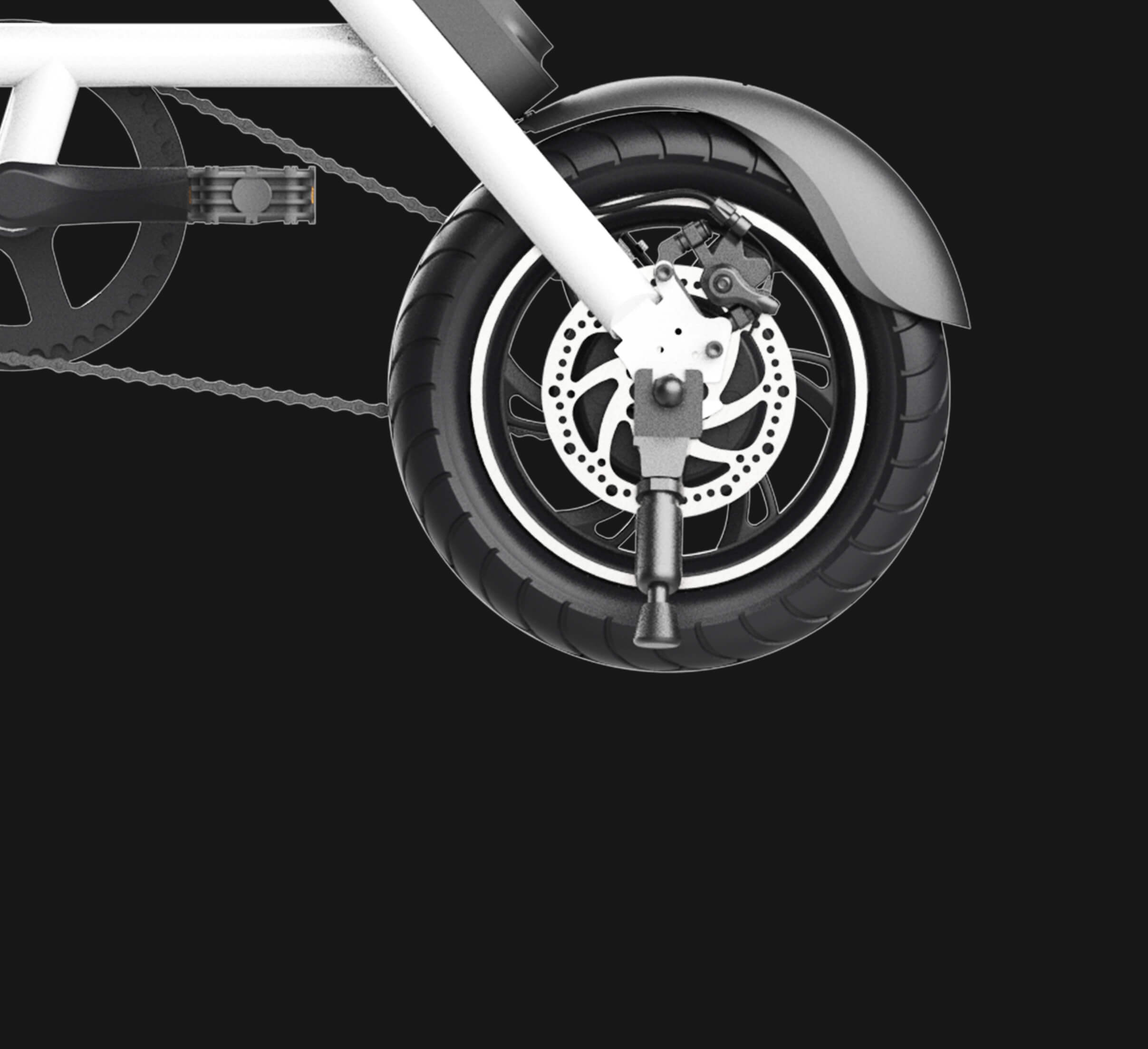 mini e bike brake disc