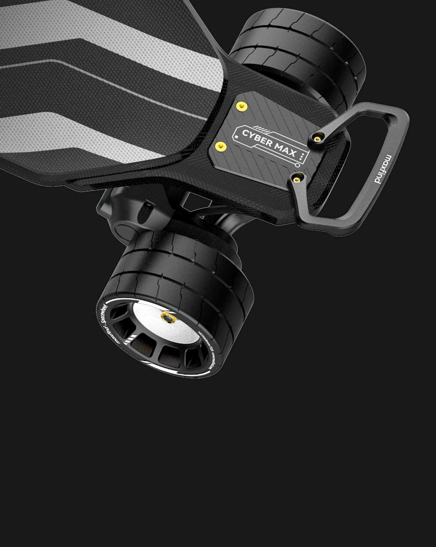 electric skateboard handle