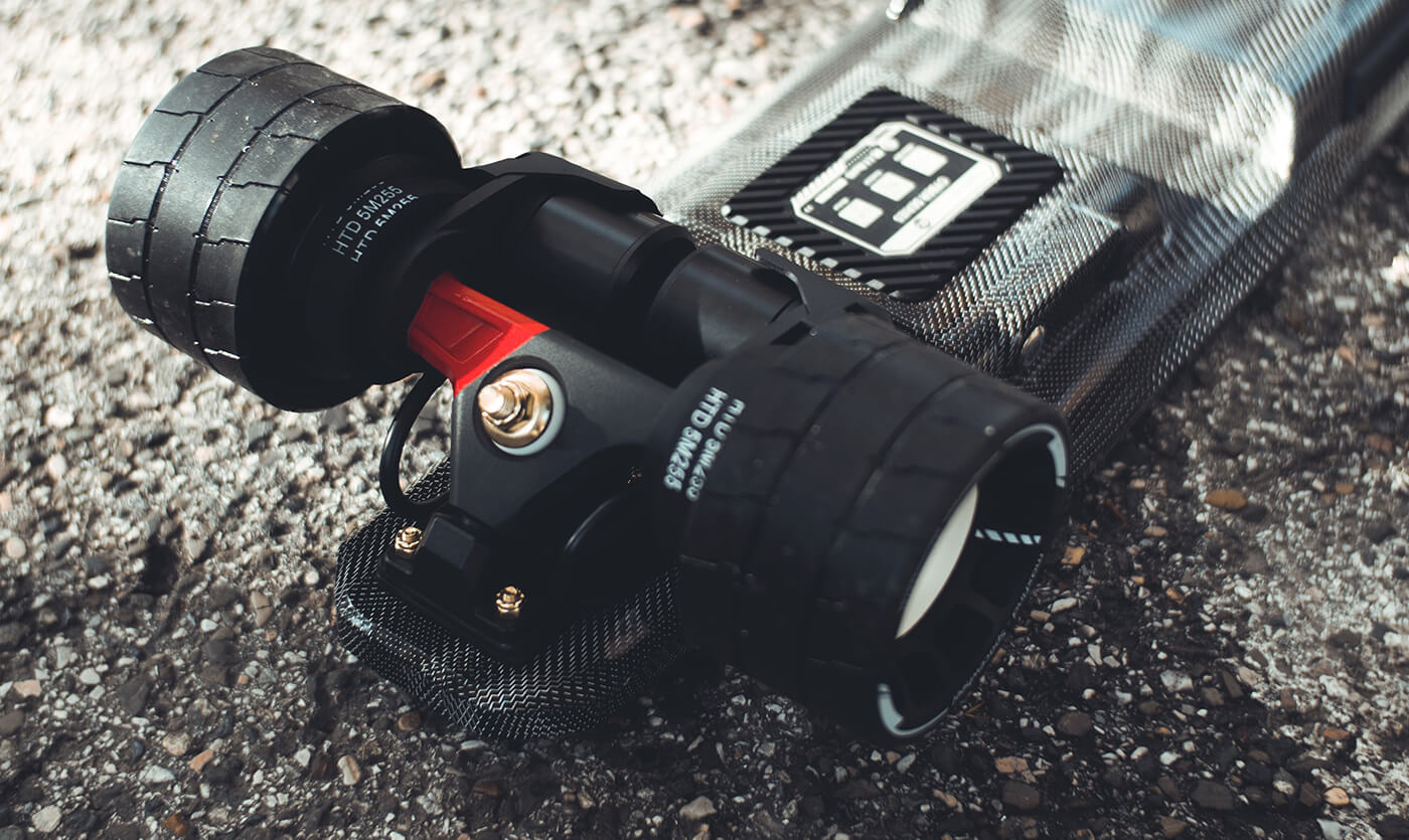 electric skateboard belt motor