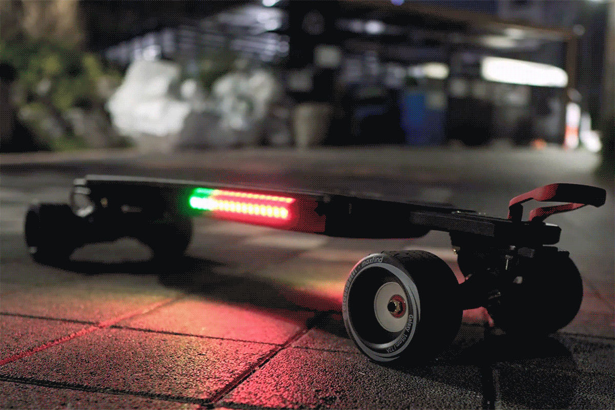 electric skateboard light
