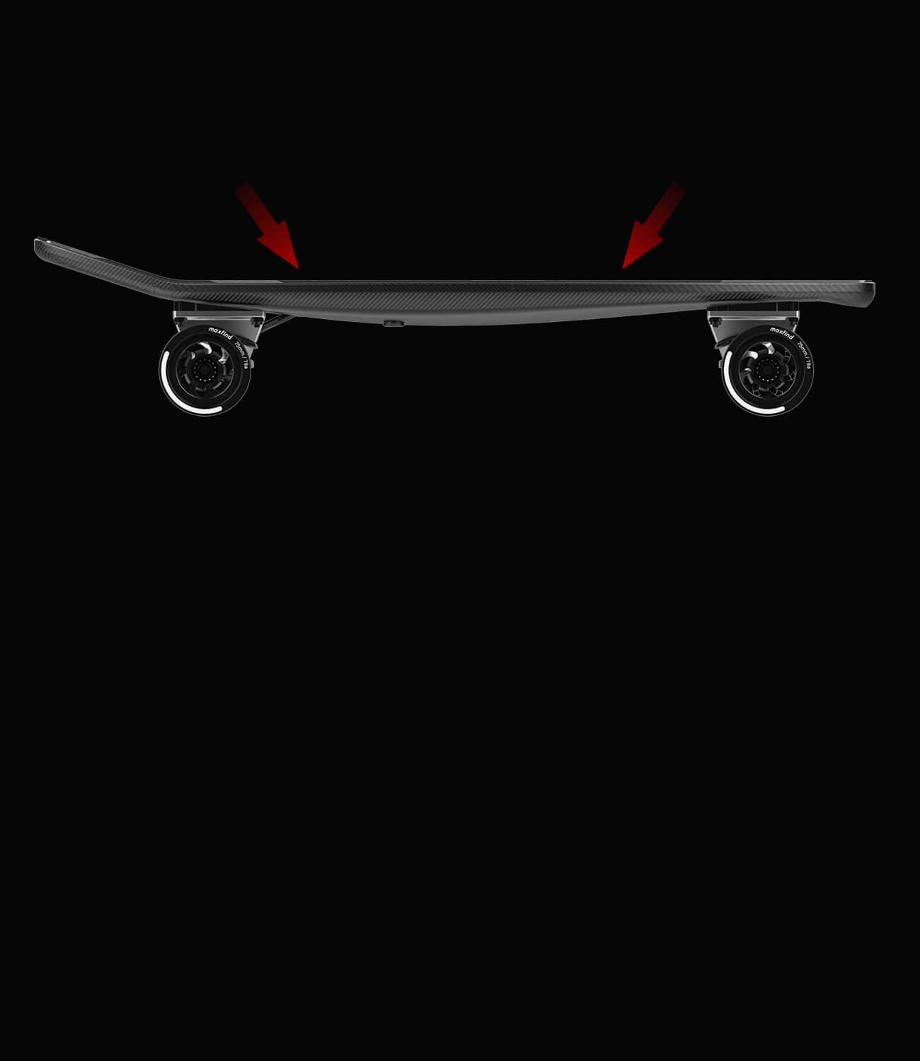 electric skateboard deck