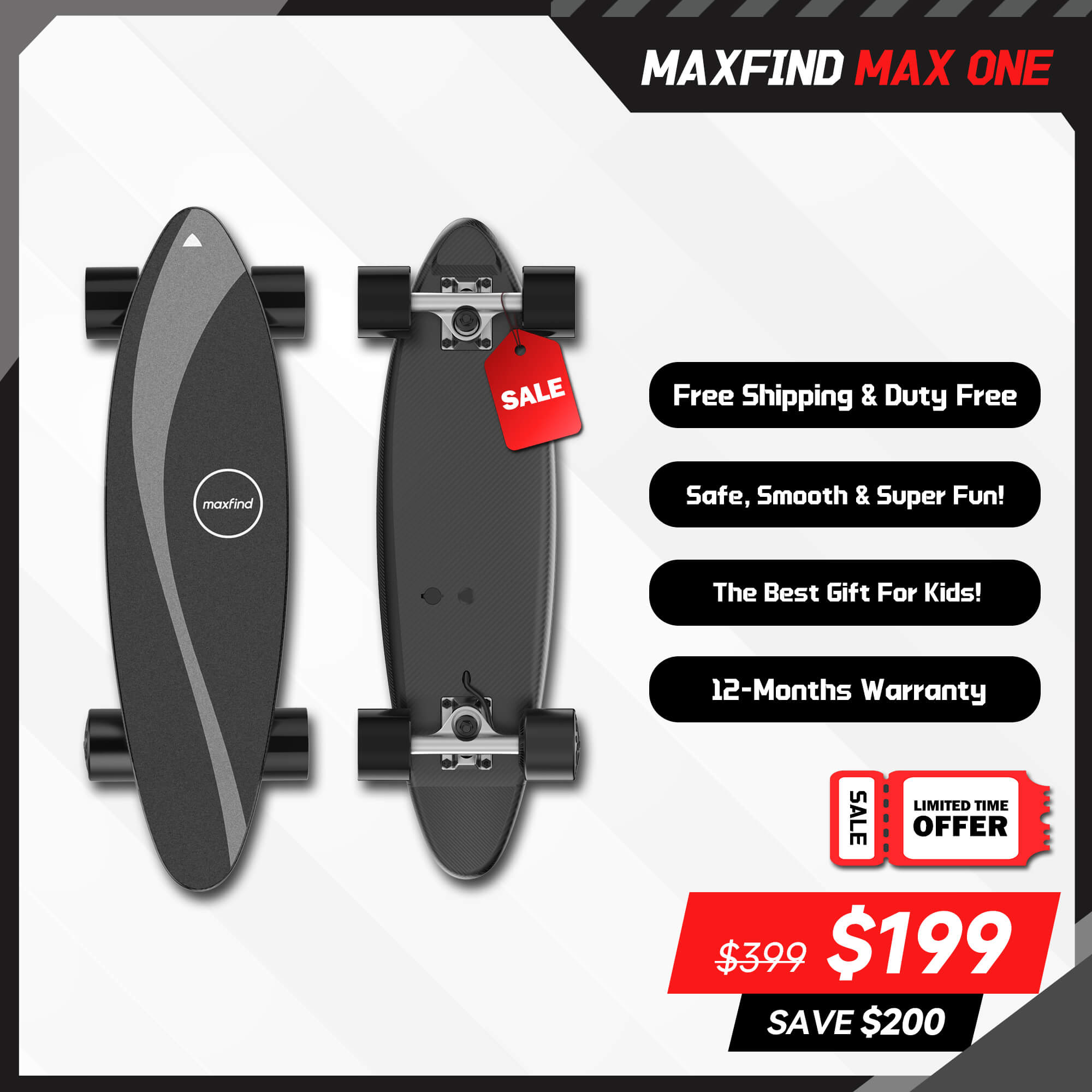 Electric Skateboard for Kids: Fun Rides Await - MAXFIND ONE