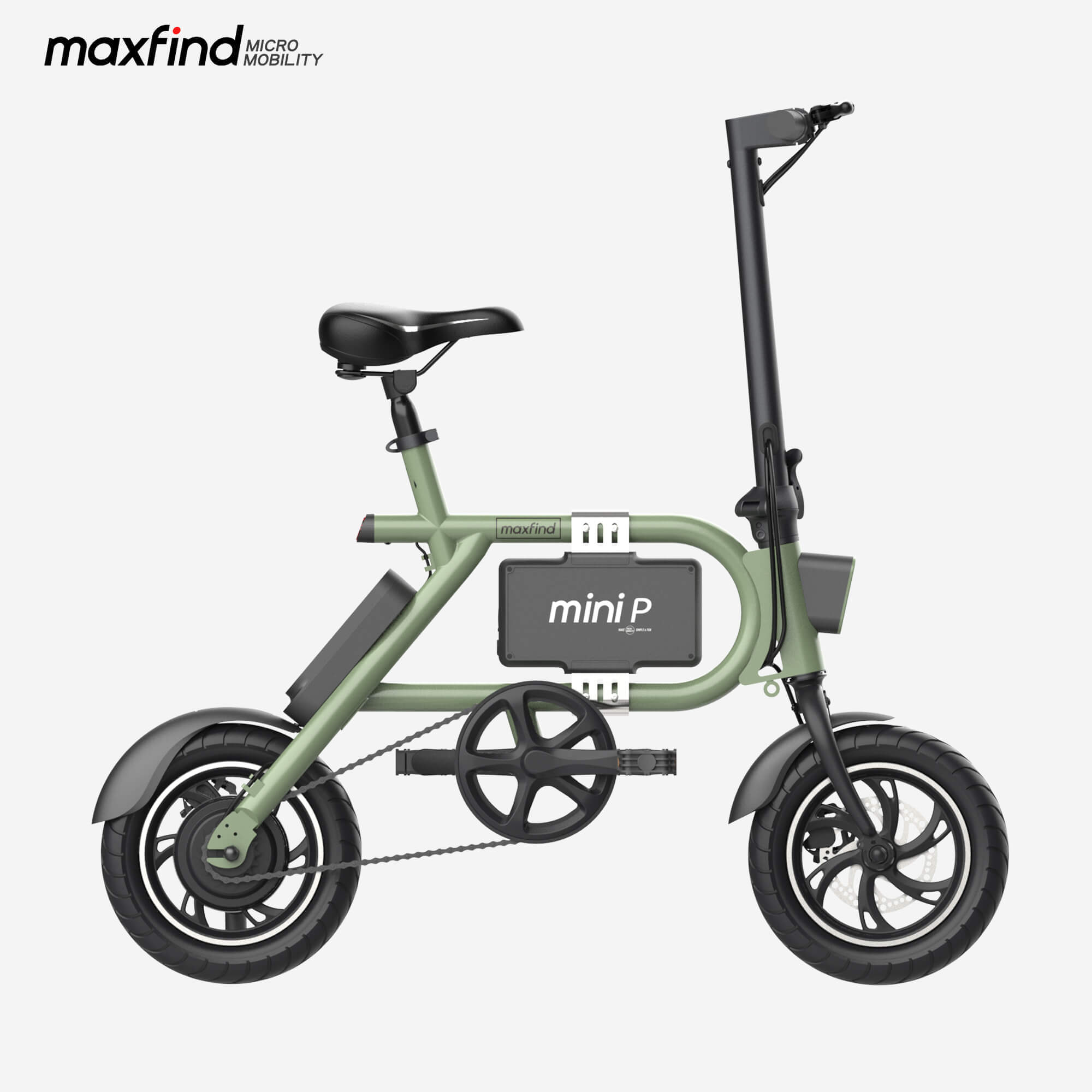 mini ebike green