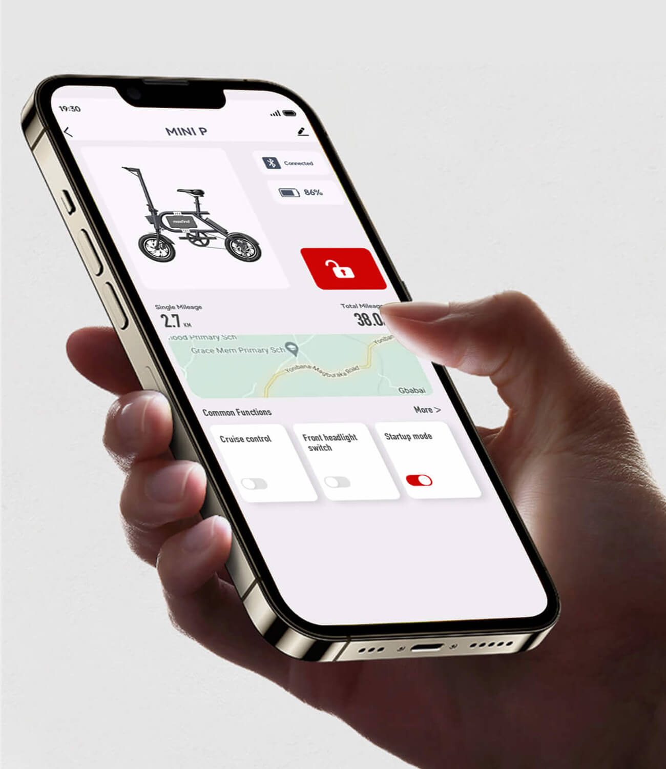 mini e bike app