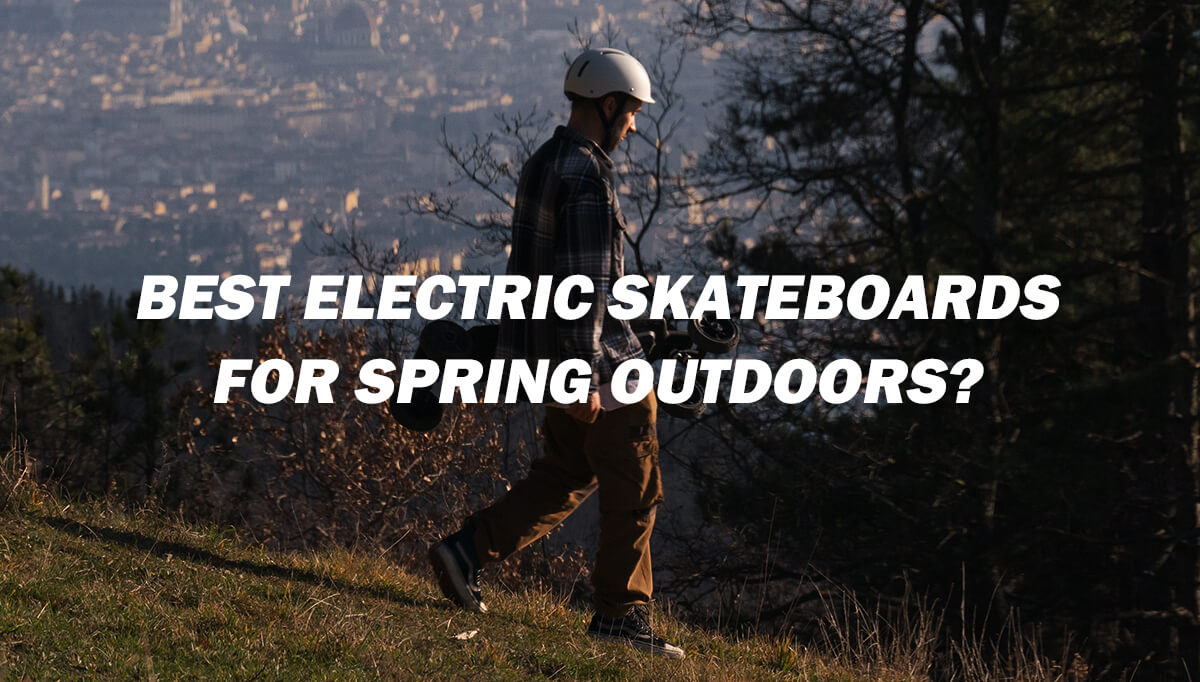 electric skateboard spring outdoor