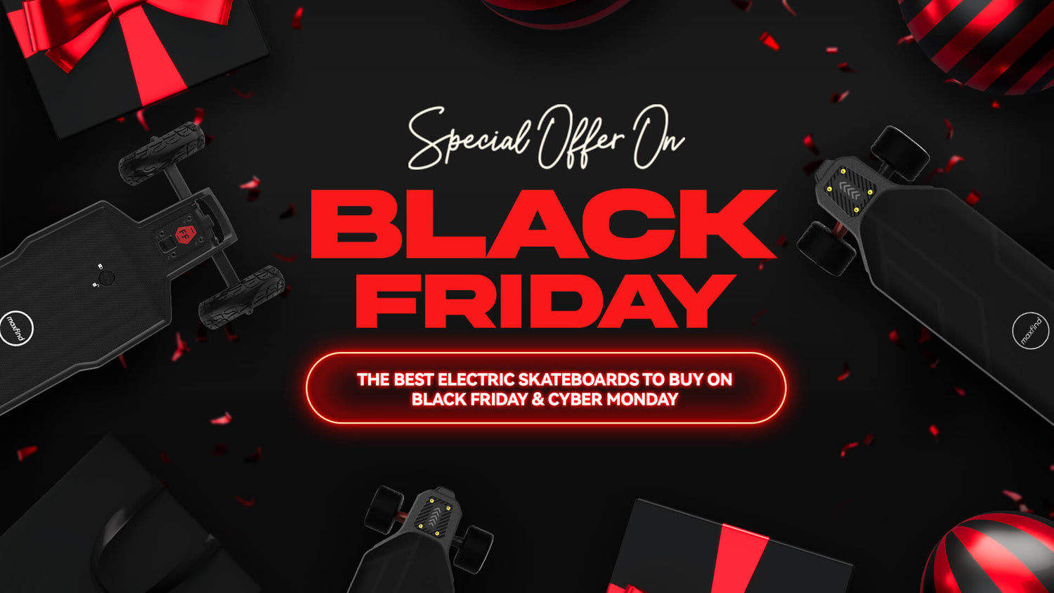 Best Electric Skateboards Black Friday Cyber Monday