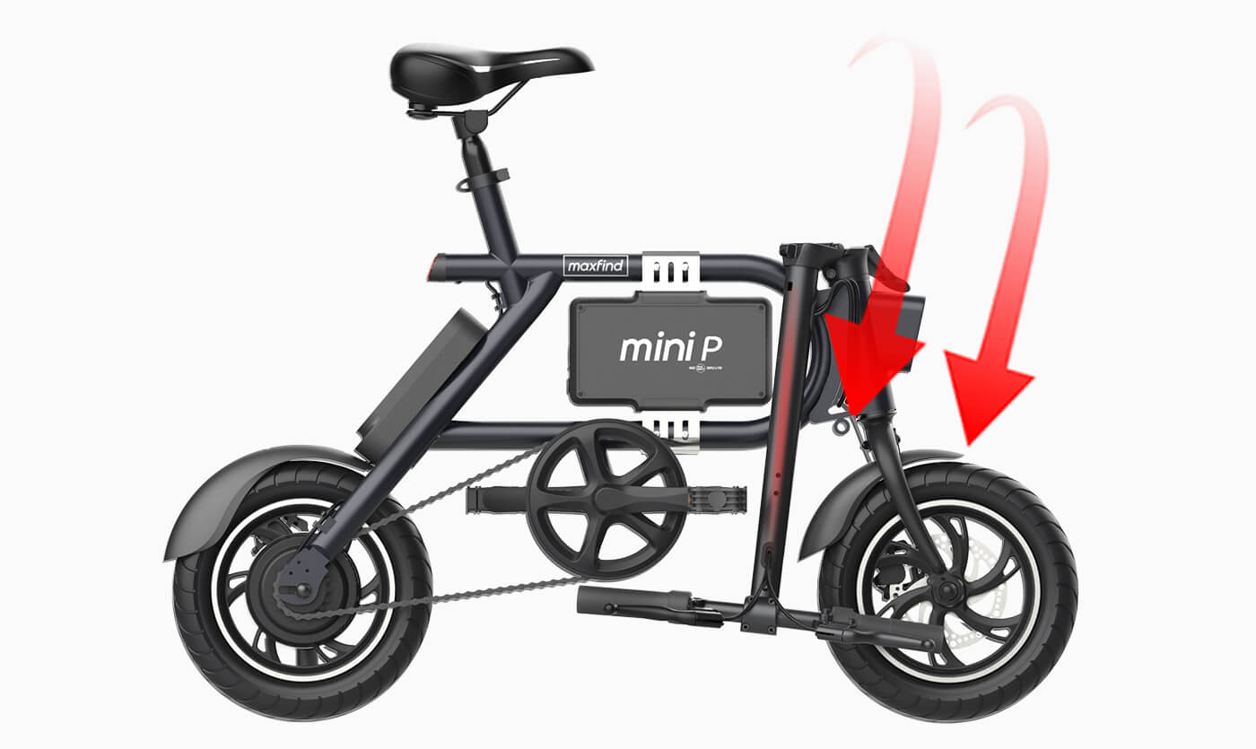 mini ebike Compact Fold Design