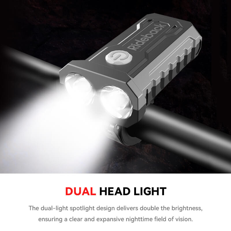 Rideback Dual Head Cycling Light