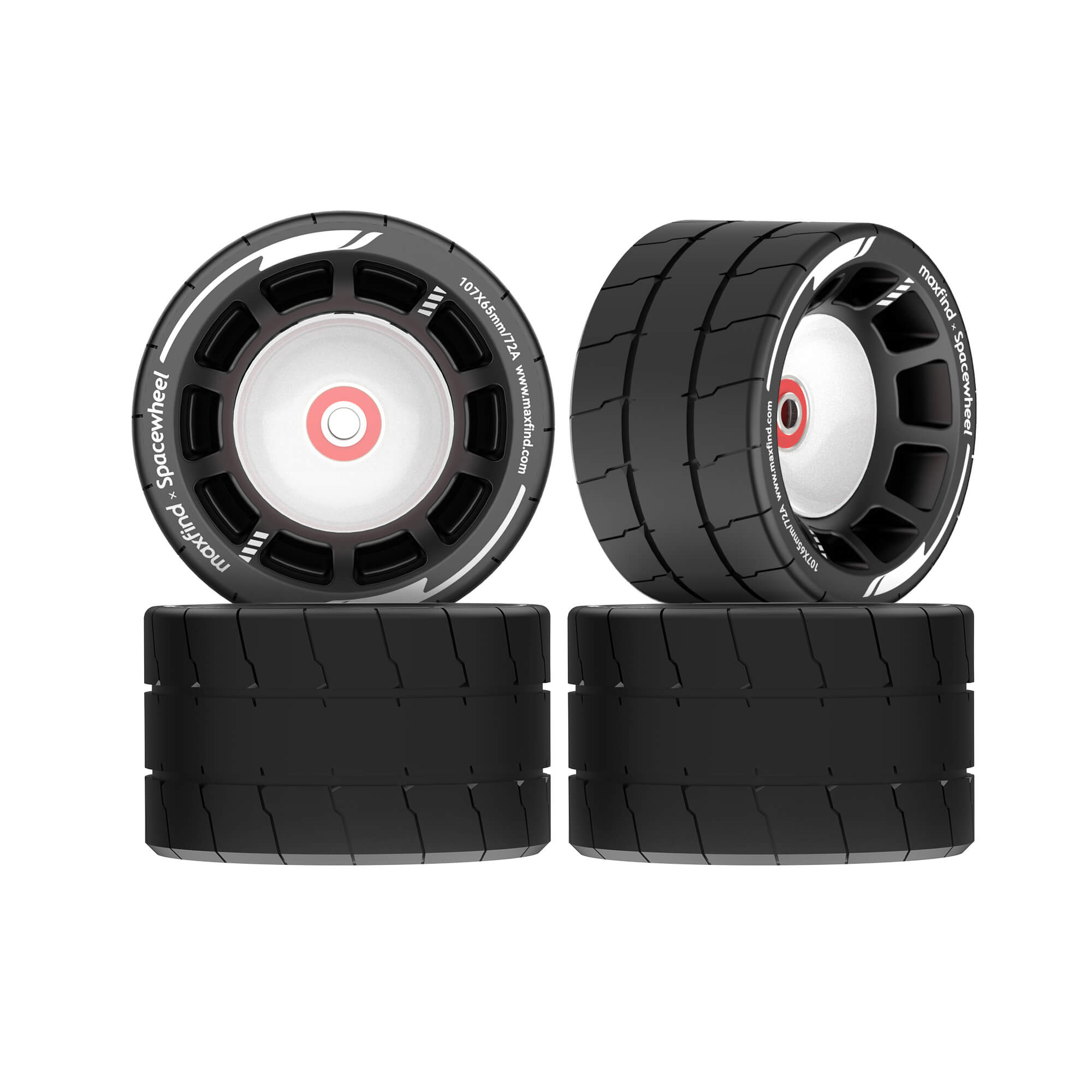 electric skateboard 107mm Space Wheels