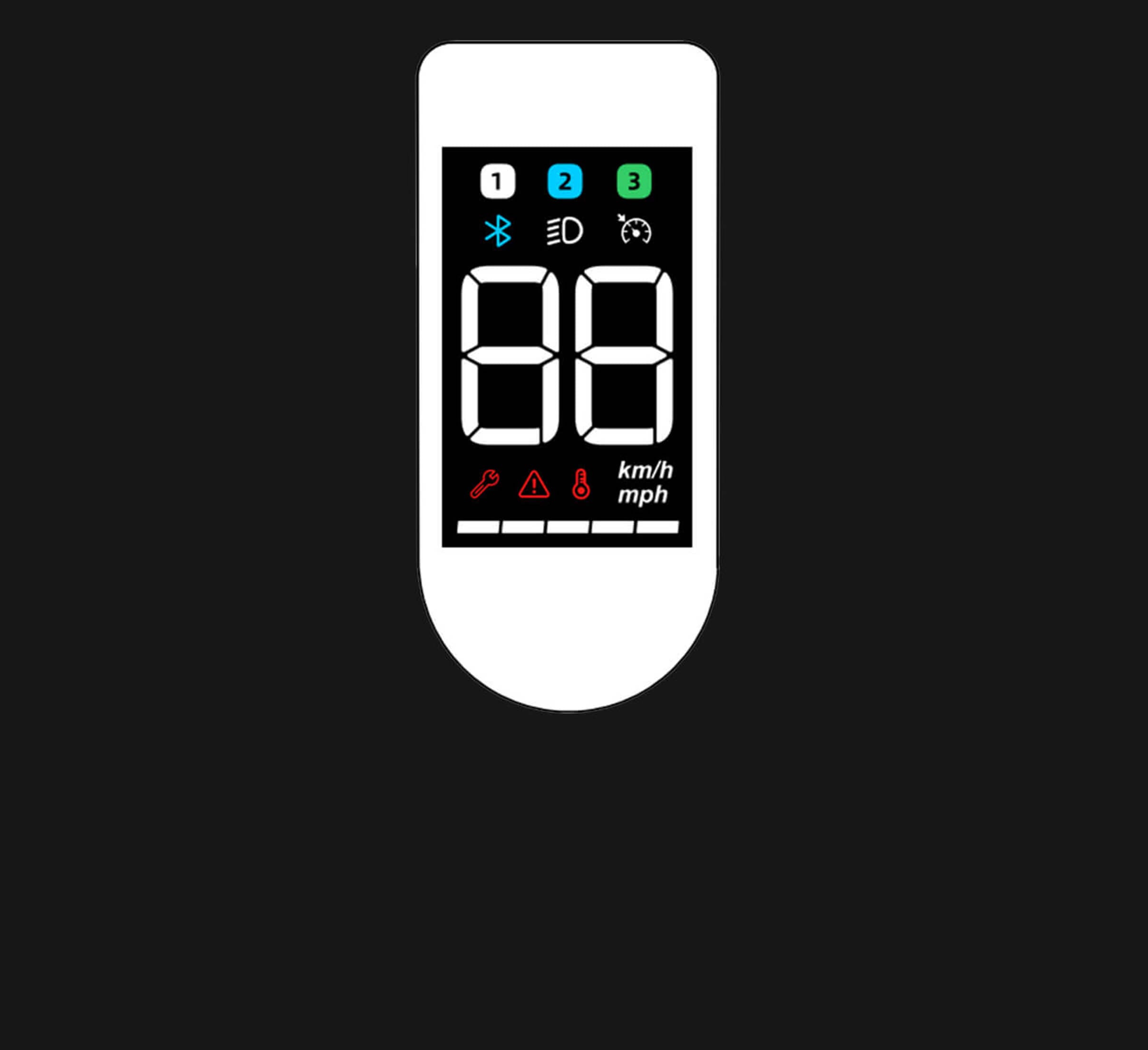 mini e bike LED Smart Display