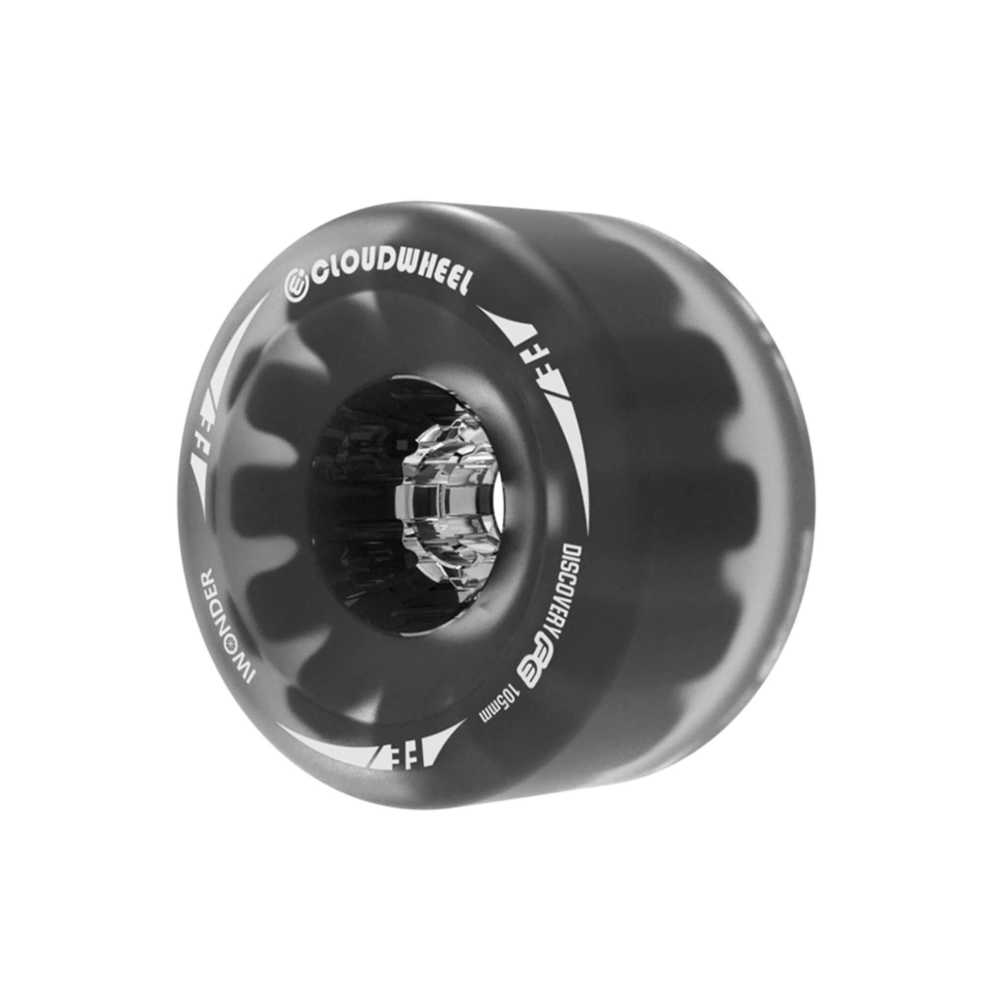 electric skateboard belt motor cloudwheels 105mm black