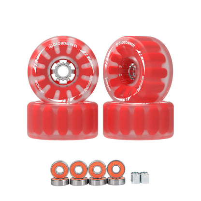 electric skateboard belt motor cloudwheels 105mm red