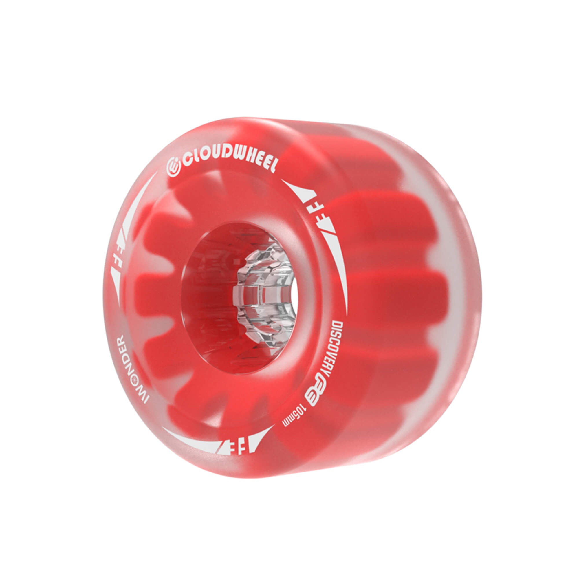 electric skateboard belt motor cloudwheels 105mm red