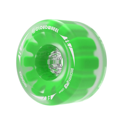 electric skateboard belt motor cloudwheels 120mm green