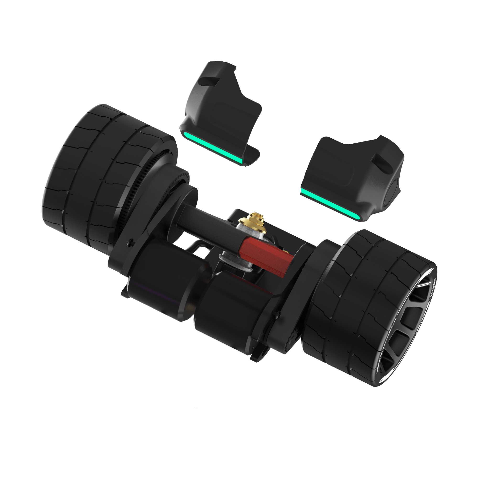 electric skateboard belt motor