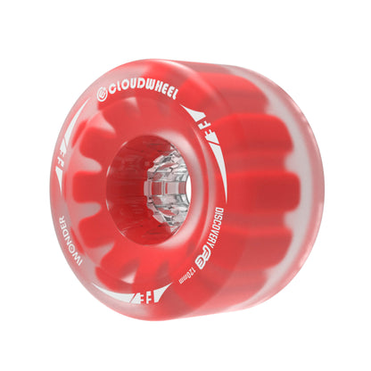 electric skateboard belt motor cloudwheels 120mm red