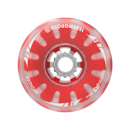 electric skateboard belt motor cloudwheels 120mm red