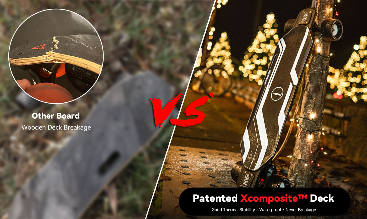 electric skateboard deck