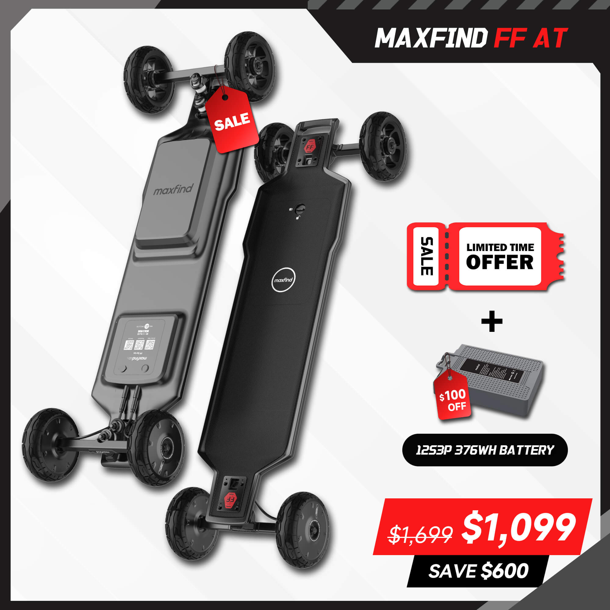 all terrain electric skateboard