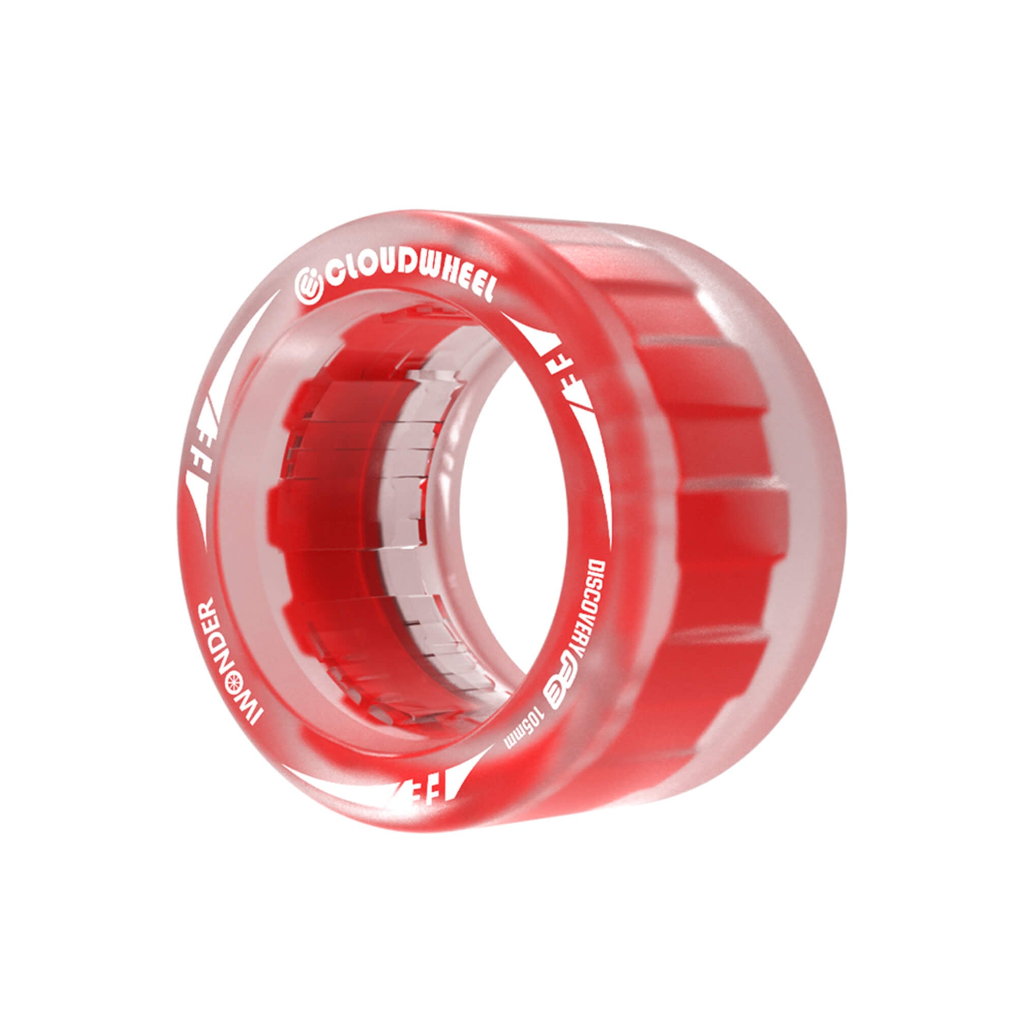 electric skateboard hub motor cloudwheels 105mm Red