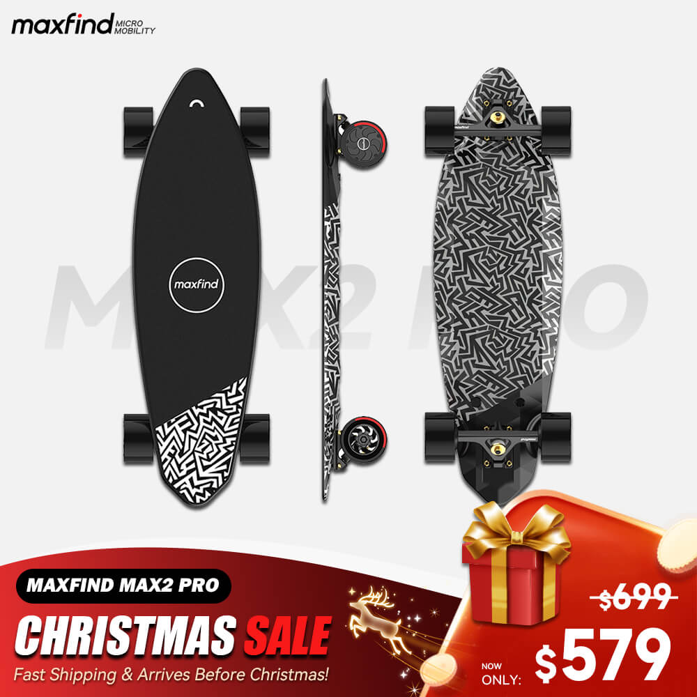 electric skateboard merry christmas