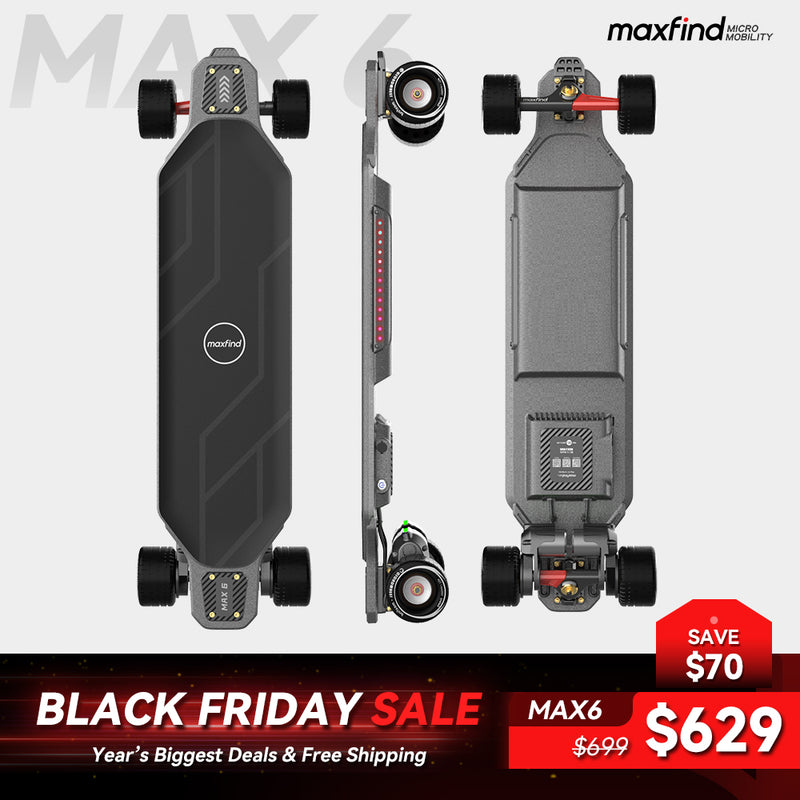 Best Long Range Electric Skateboard Longboard for Sale - Maxfind MAX6