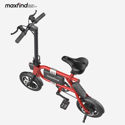 mini ebike red