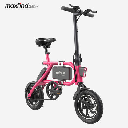 mini ebike pink