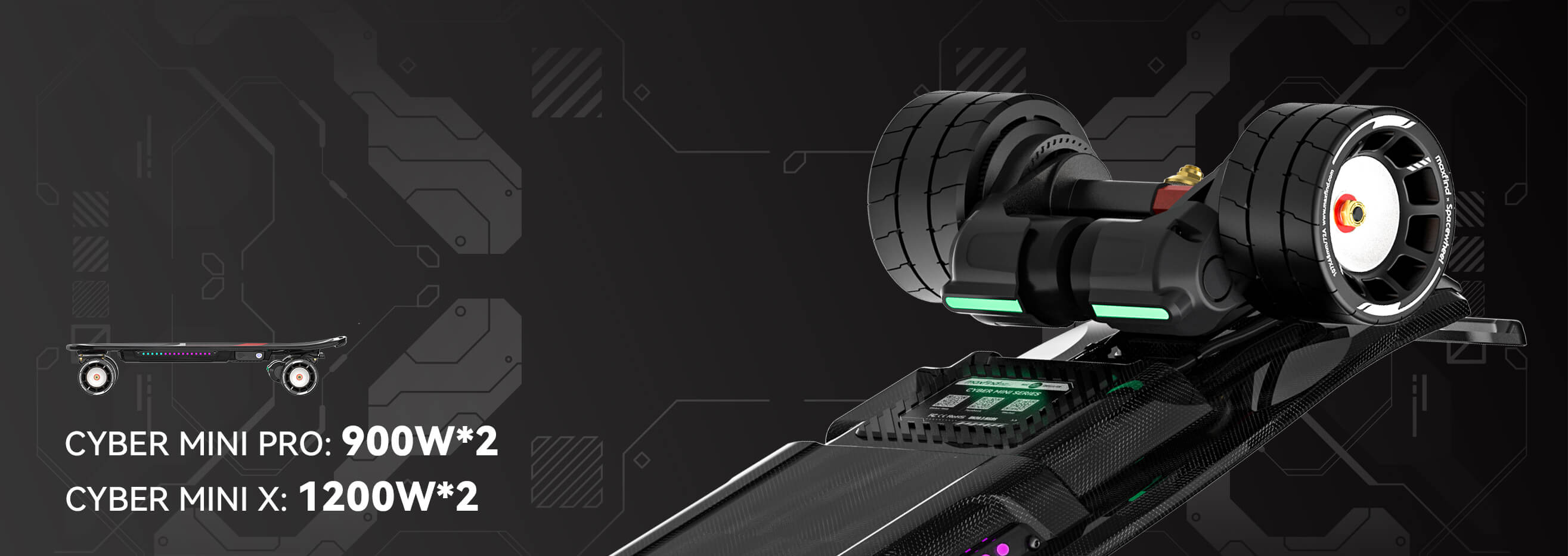 electric skateboard belt motor